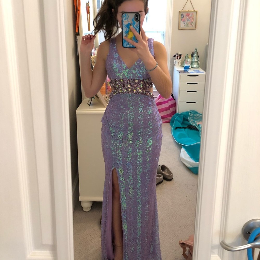 Faviana prom dress